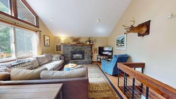 Nhà, nhiều giường (Dean Hill Chalet) | Khu phòng khách