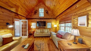 Condo, várias camas (Plymouth Ski Farm) | Área de estar