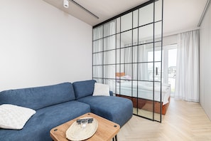 Comfort studio, balkon | Een strijkplank/strijkijzer, gratis wifi