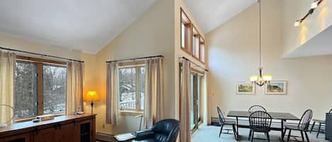 公寓客房, 多張床 (Kettle Brook B3) | 起居區