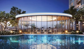 3 indoor pools