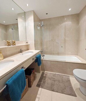 Towels, soap, toilet paper