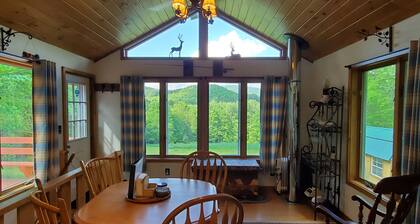 "Pleasant Brook Cottage" near Roxbury Village - Woods, Streams, Wi-fi, sleeps 6