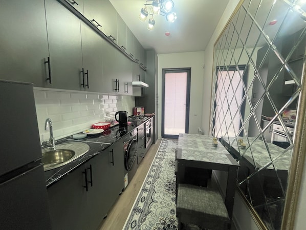 Microwave, oven, stovetop