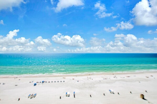 Lägenhet - 1 kingsize-säng med bäddsoffa (Majestic Beach Towers 1-1005) | Strand | På stranden