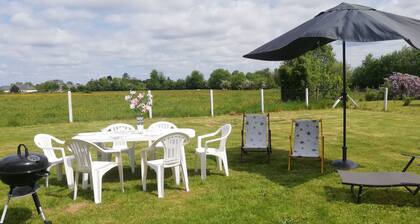 Maison pour 6 personnes avec jardin, prÚs d'Honfleur, petits chiens acceptés !
