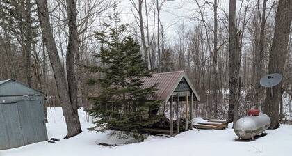 Welcoming off the Grid 2-bedroom Cabin in Skanee. On the Big Huron River.