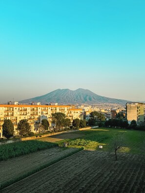 Byutsikt fra overnattingsstedet