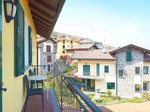 Quarto casal ou duplo superior, vista para o lago | Terraço/pátio
