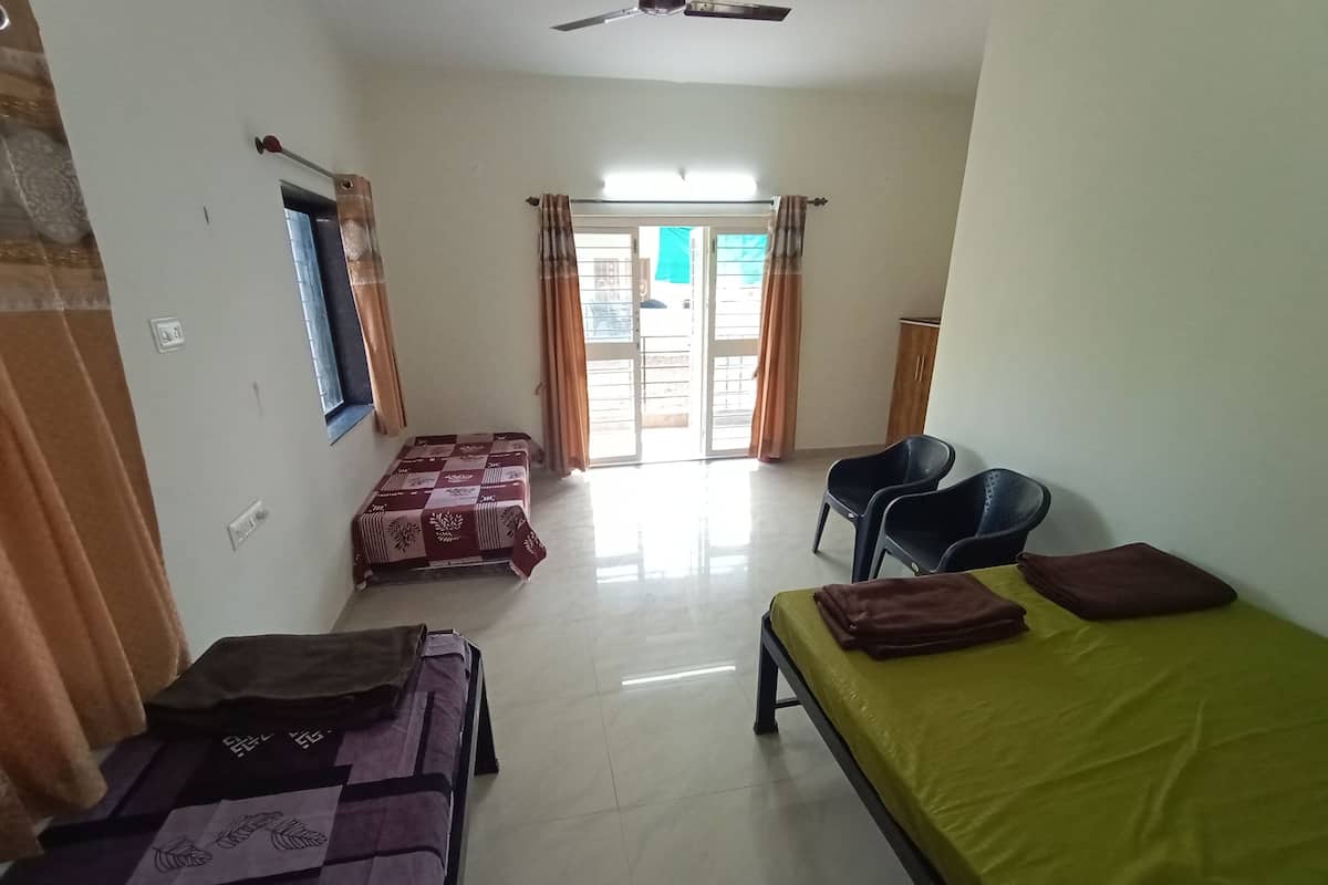 Family Shared Dormitory, Balcony, Garden View | Premium bedding, down duvets, memory-foam beds, individually decorated