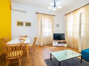 Appartamento (Classic One Bedroome Apartment (owner) | Soggiorno | TV a schermo piatto 32 pollici con canali satellitari