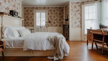 1 slaapkamer, een bureau, wifi, beddengoed