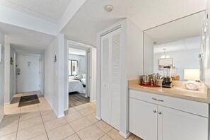 2 bedrooms, iron/ironing board, WiFi, bed sheets - 2-bedroom condo in beautiful St. Augustine Beach, steps to the beach (St. Augustine Beach)