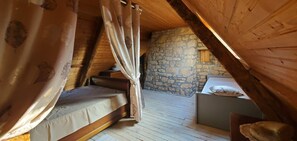 2 bedrooms, bed sheets