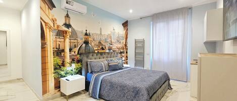 In-room safe, desk, laptop workspace, blackout curtains