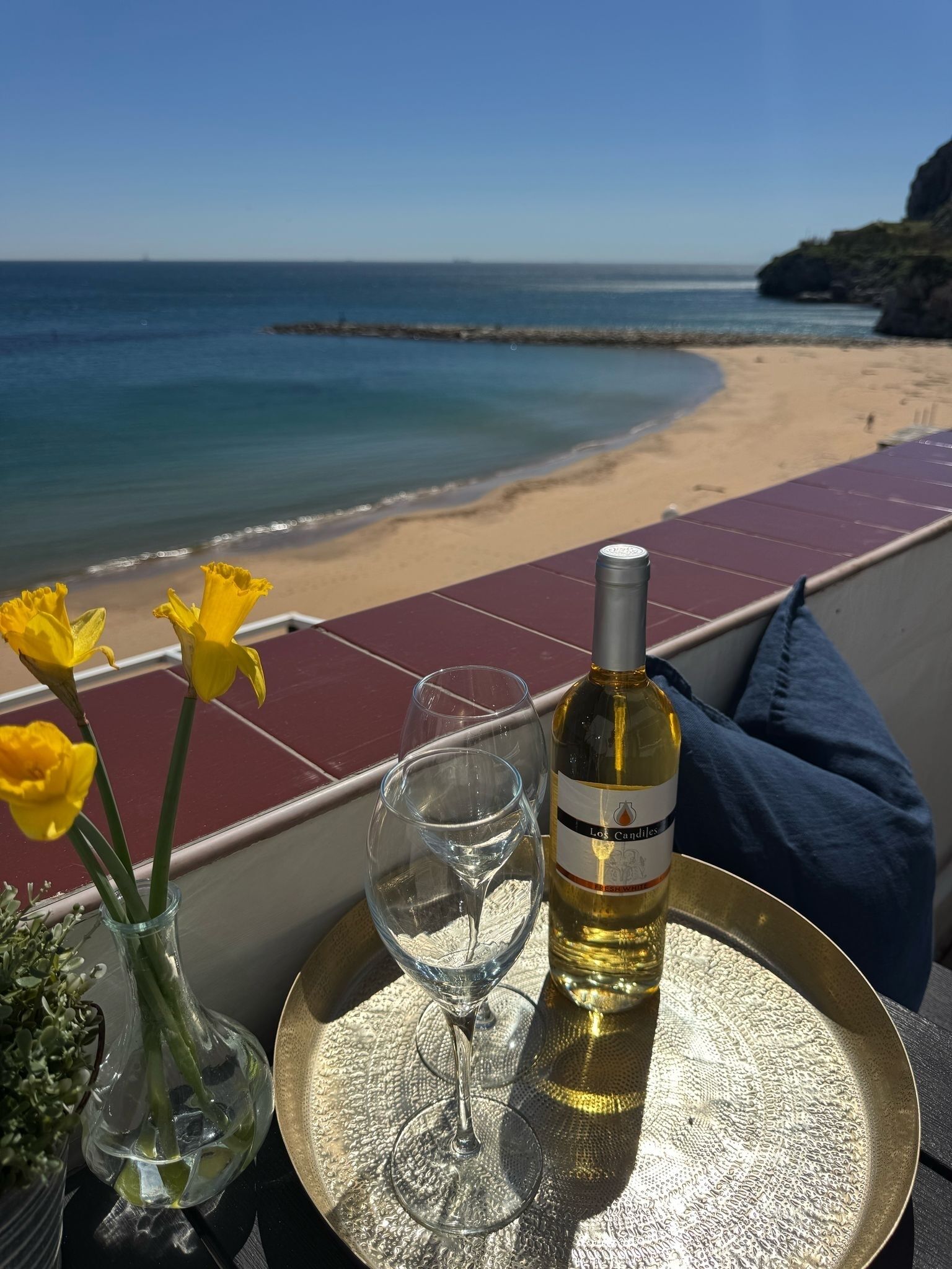 En la playa, toallas de playa