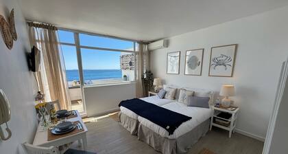Beautiful Beachfront Studio Apartment with Sea View Balcony in Gibraltar