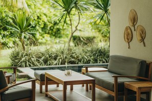 Terrace/patio - Lakaz Filao - Premium Apt - private pool & garden (Grande Riviere Noire)