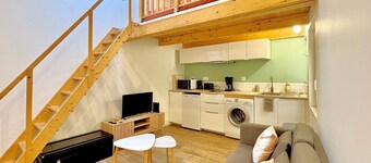 Le Studio des Tilleuls, Air-Conditioned & Real Bed