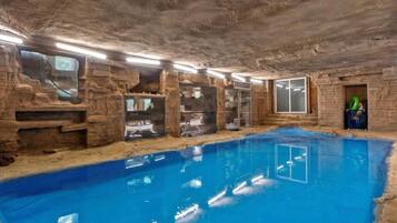 Indoor pool, a heated pool