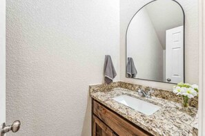 Hair dryer, towels