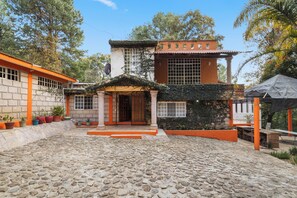 Voorkant van accommodatie