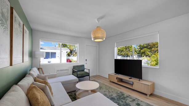 Apartment, 1 Queen Bed, Garden View | Living area - 1-BR retreat in the City Centre (North Miami)