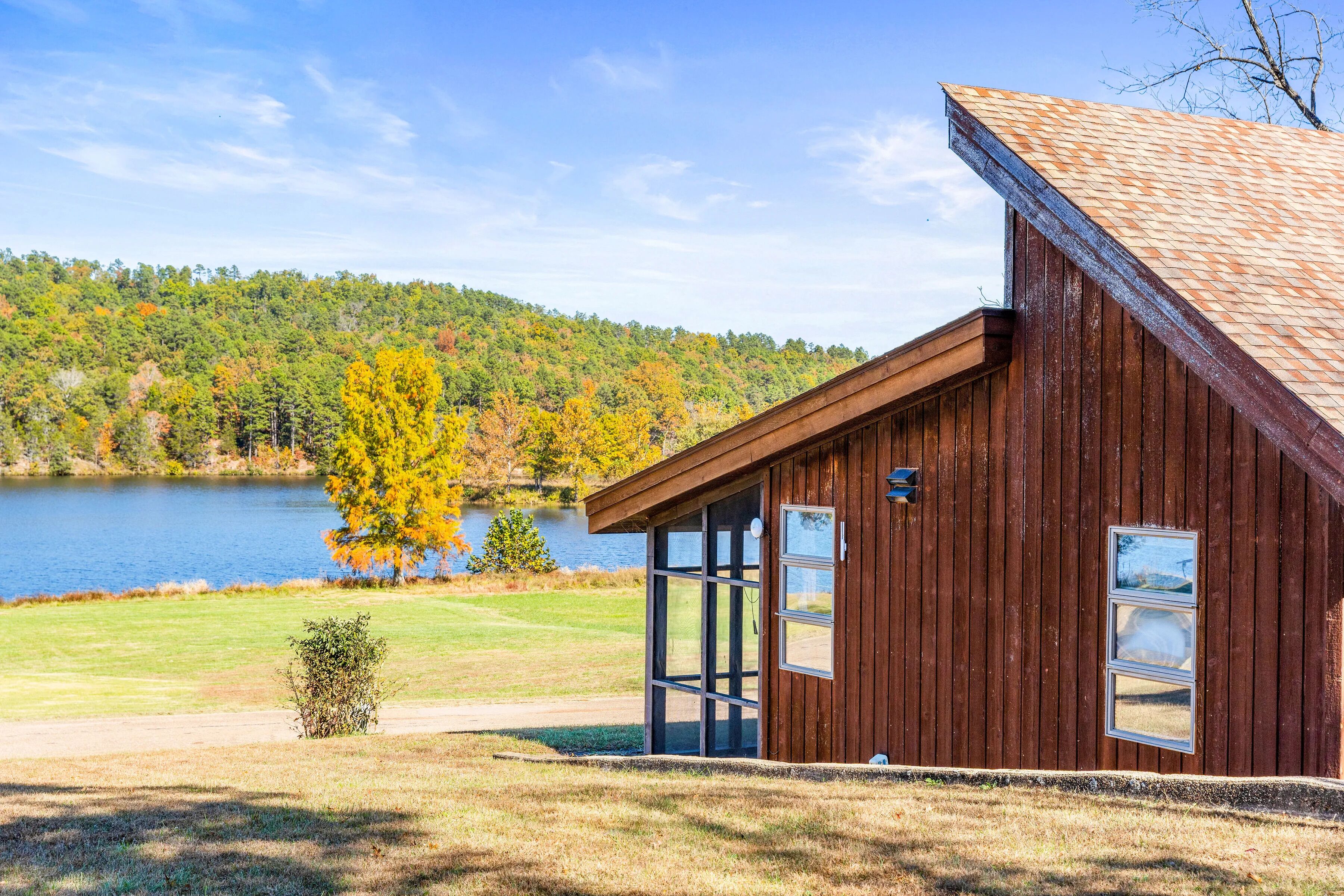 Cabin, 2 Bedrooms | Lake view