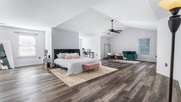 5 chambres, fer et planche à repasser, Wi-Fi, draps fournis