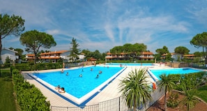 Apartment, 3 Bedrooms, Balcony, Garden View | Pool | Outdoor pool
