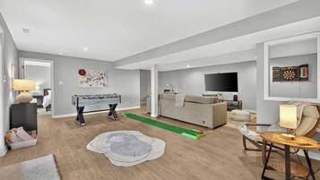 Smart TV, fireplace, offices