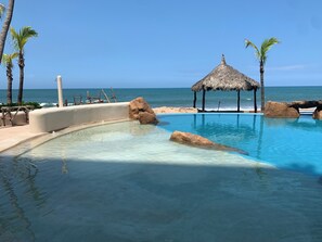 Indoor pool, a heated pool