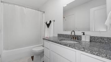 Hair dryer, towels
