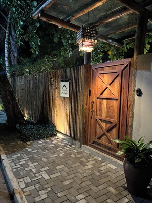 Façade de l’hébergement