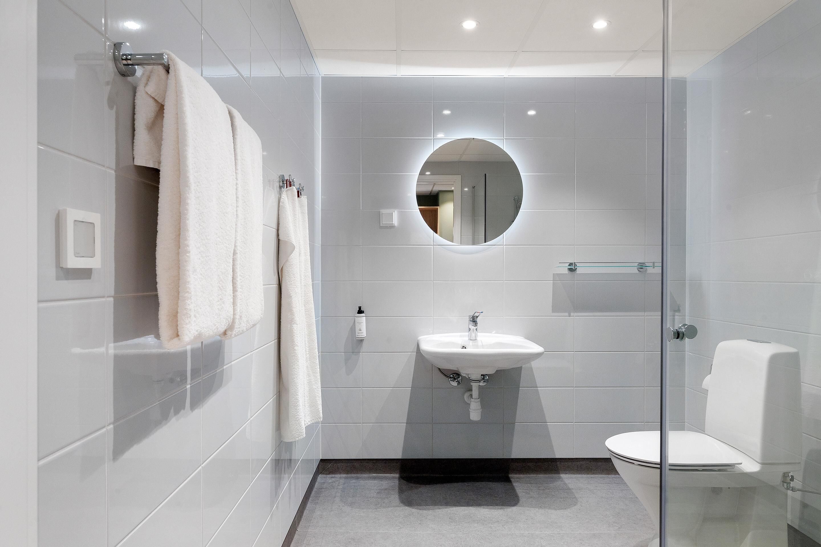 Baño accesible en silla de ruedas