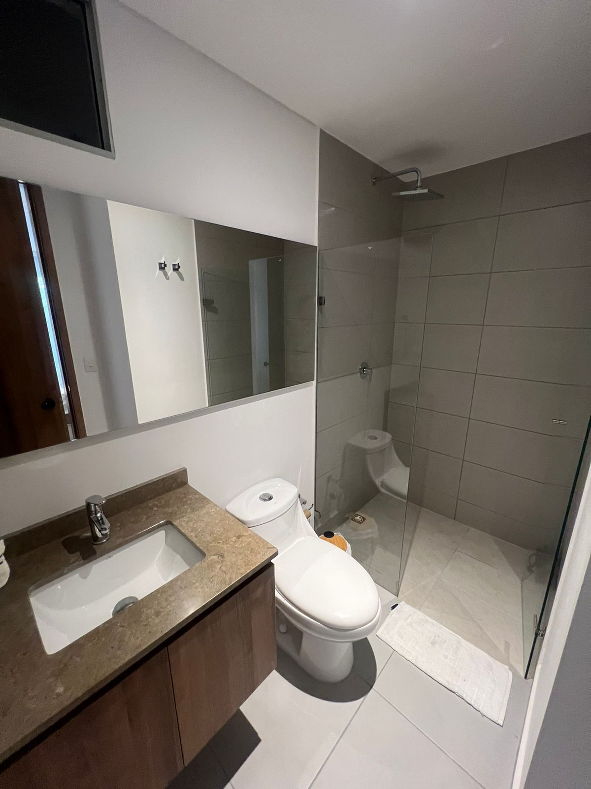 Towels, soap, toilet paper