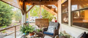 Serenity Season By the Sea on Oak Island is only a short walk to the ocean.