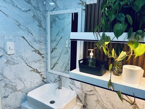 Studio Tiêu chuẩn | Phòng tắm | Buồng tắm vòi sen, đồ dùng nhà tắm miễn phí, máy sấy tóc 