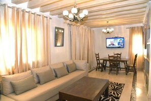 Living area - Ideal apartment in the Marrakech palm grove (Marrakech)