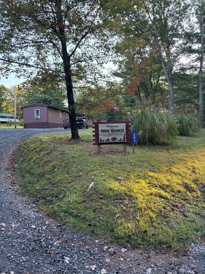 Property grounds - Charming mobile home with WiFi and AC in lovely Cross Fork. (Cross Fork)