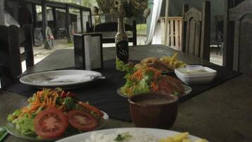 Opções para refeição ao ar livre