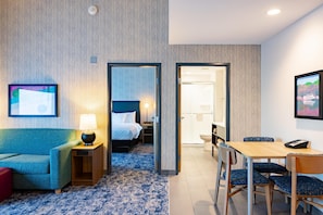 55-inch Smart TV with cable channels, Netflix, streaming services