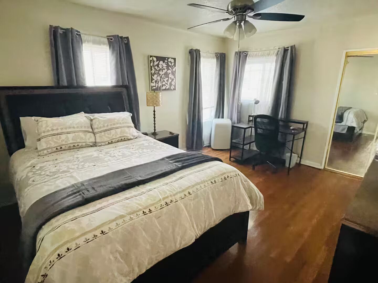 2 bedrooms, iron/ironing board, travel crib, WiFi