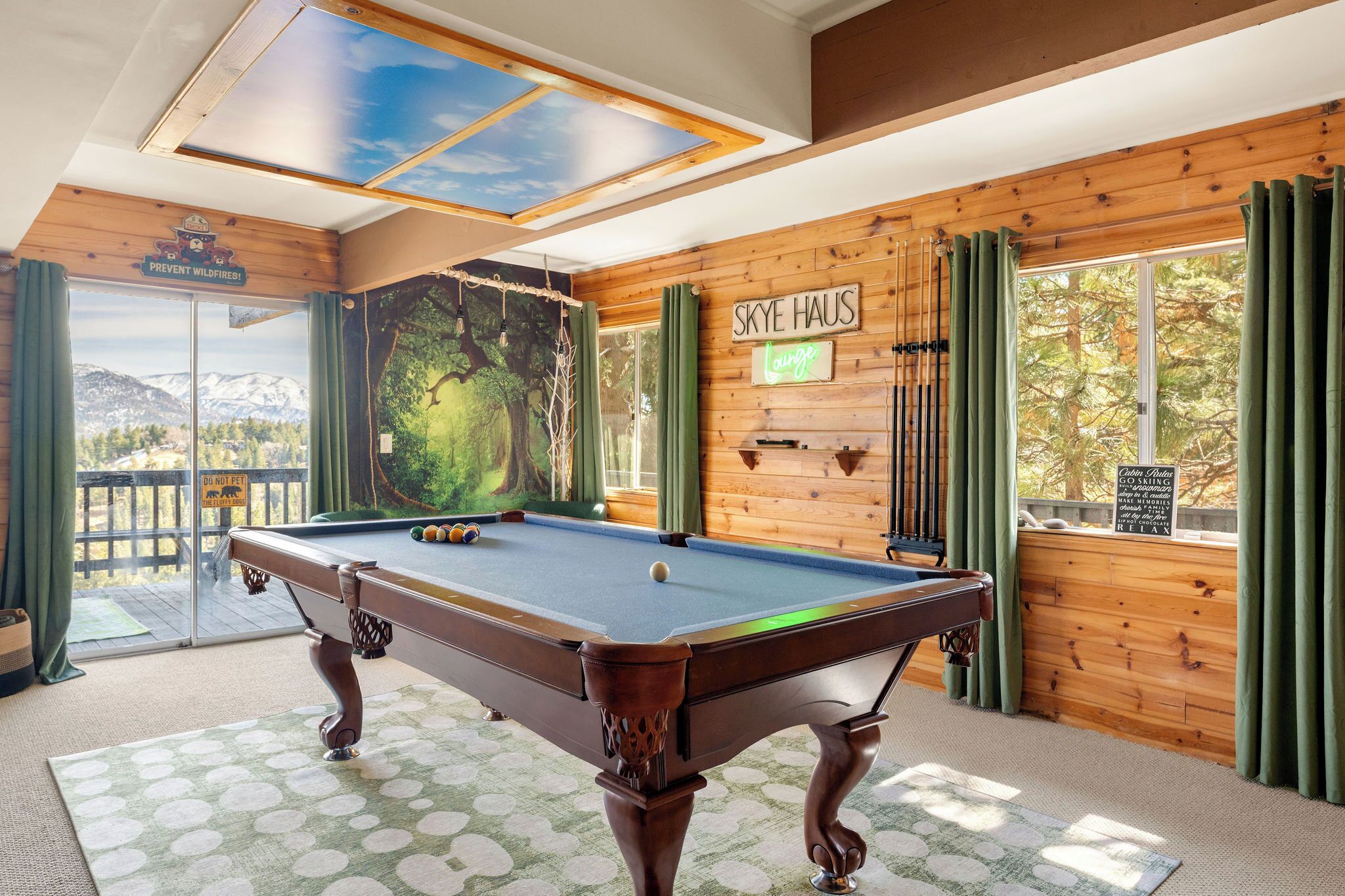 8 foot billiards table with ping pong top