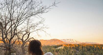 Modern A-Frame with Mountain Views, Hot Tub, Game Room, & EV in Running Springs