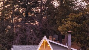 Exterior - Modern A-Frame with Mountain Views, Hot Tub, Game Room, & EV in Running Springs (Running Springs)