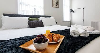 LUXURY & STYLISH HOME IN MANCHESTER CITY CENTER/ FREE WIFI & SNACKS/CO-OP ARENA