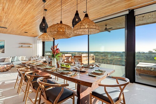 Elegant & Contemporary Retreat with Pool & Lush Garden near Playa Grande