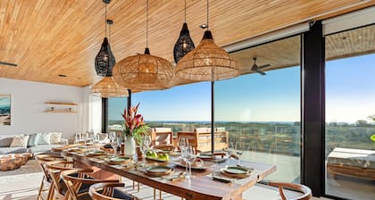 Elegant & Contemporary Retreat with Pool & Lush Garden near Playa Grande