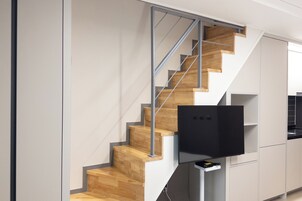 Family Studio, Balcony, Sea View | Desk, free WiFi